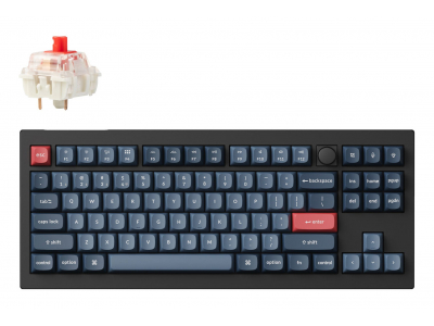  Keychron V3 Max RGB - US Layout - Hot-Swappable Gateron Jupiter Red Wireless Keyboard V3M-D1
