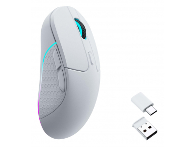  Keychron M3 (1000Hz) White Wireless Mouse M3-A3