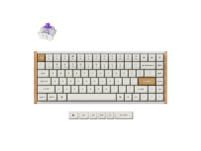  Keychron K2 HE - US Layout - Hot-Swappable Gateron Magnetic Nebula - White Wireless Keyboard K2H-Q1