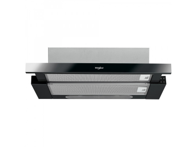  WHIRLPOOL Hood AKR 750 G K, Built under, Telescopic, Black  60cm 304 m3/h AKR750GK