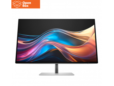  HP 727pq Series 7 Pro QHD Monitor - OPENBOX - 27" 2560x1440 QHD 400-nit 120Hz AG, IPS Black HDR 400, USB-C(15W)/HDMI/DisplayPort Daisy-Chain, 3x USB-A, height adjustable/tilt/swivel/pivot, 3 years (replaces Z27q G3) 8J4D8UT#ABB?/OPENBOX