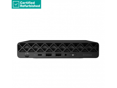  RENEW SILVER HP EliteDesk 8 G1i Mini - Ultra 9-285, 64GB, 1TB SSD, USB Mouse, Win 11 Home, 1 years 5N002EAR#ABU