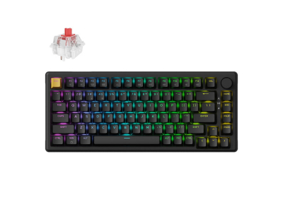  KEYCHRON J2 - US Layout - Super Red Linear - Black Wireless Keyboard KJ2-H1