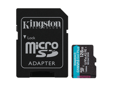 Atmiņas karte Kingston microSDXC Canvas Go Plus Gen4 128GB