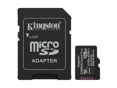 Atmiņas karte Kingston MicroSDXC 128GB Canvas