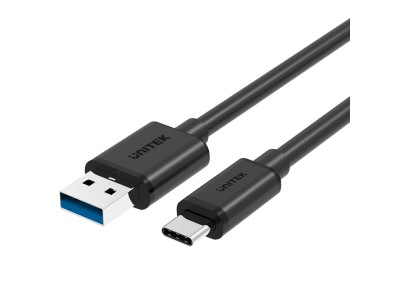 UNITEK Y-C474BK USB cable USB 3.2 Gen 1 (3.1 Gen 1) 1 m USB A USB C Black