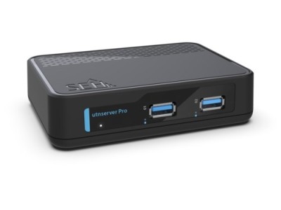 SEH utnserver Pro print server Ethernet LAN Black