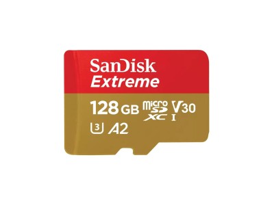 SanDisk Extreme 128 GB MicroSDXC UHS-I Class 10