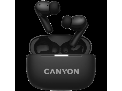 CANYON headset OnGo TWS-10 ANC+ENC Black CNS-TWS10B