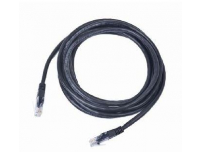 PATCH CABLE CAT5E UTP 1M/BLACK PP12-1M/BK GEMBIRD