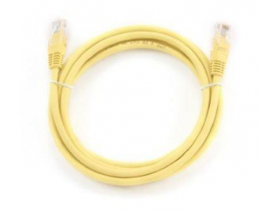 PATCH CABLE CAT5E UTP 2M/YELLOW PP12-2M/Y GEMBIRD