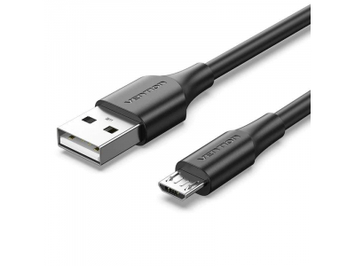 CABLE USB2.0 TO MICRO-B/0.25M BLACK CTIBC VENTION