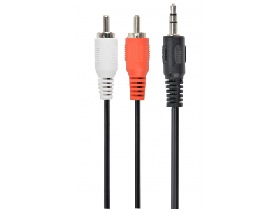 CABLE AUDIO 3.5MM TO 2RCA 5M/CCA-458-5M GEMBIRD