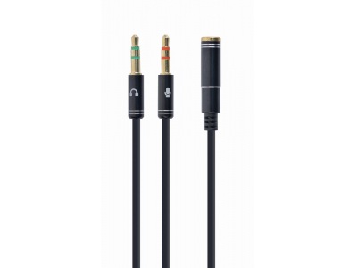 CABLE AUDIO 3.5MM SOCKET TO/2X3.5MM PLUG CCA-418M GEMBIRD