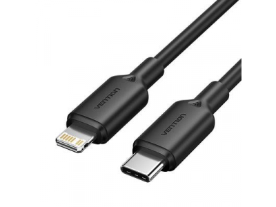 CABLE USB-C TO LIGHTNING/2M BLACK LAKBH VENTION