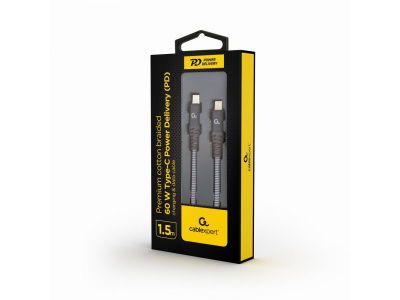 CABLE USB-C PD 1.5M/CC-USB2B-CMCM60-1.5M GEMBIRD