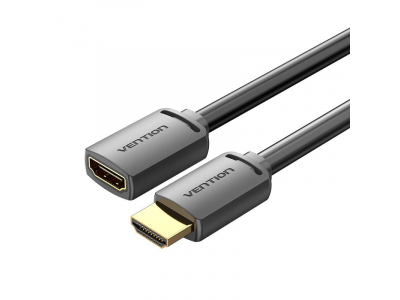 CABLE HDMI MALE/FEMALE 4K/2M BLACK AHCBH VENTION