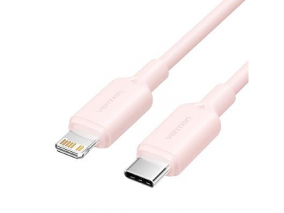 CABLE USB-C TO LIGHTNING/2M PINK LAKPH VENTION