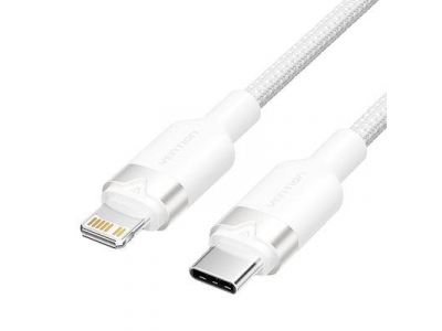 CABLE USB-C TO LIGHTNING/1M WHITE LALWF VENTION