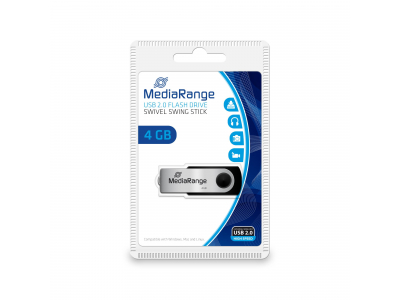 MEMORY DRIVE FLASH USB2 4GB/MR907 MEDIARANGE