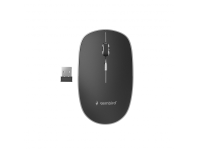 MOUSE USB OPTICAL WRL BLACK/SILENT MUSW-4BS-01 GEMBIRD