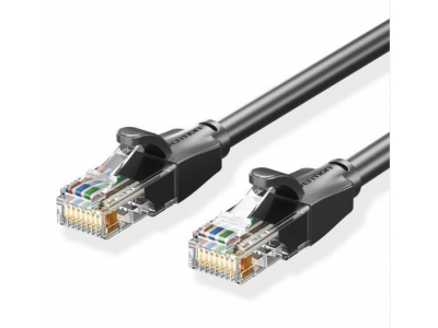 PATCH CABLE CAT.6 UTP/15M BLACK IBEBN VENTION