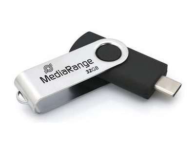 MEMORY DRIVE FLASH USB-C 32GB/MR1952 MEDIARANGE