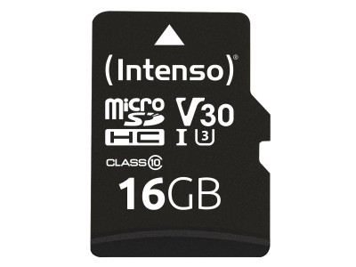 MEMORY MICRO SDHC 16GB C10/W/ADAPTER 3433470 INTENSO