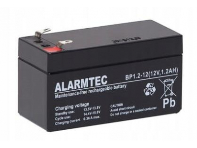 BATTERY 12V 1.2AH VRLA/BP1.2-12 ALARMTEC EMU