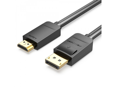 CABLE DP TO HDMI 2M/BLACK HADBH VENTION
