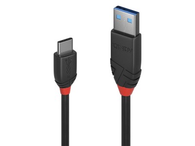 CABLE USB3.2 A-C 0.5M/BLACK 36915 LINDY