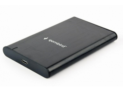 HDD CASE EXT. USB-C 2.5"/BLACK EE2-U3S-6 GEMBIRD