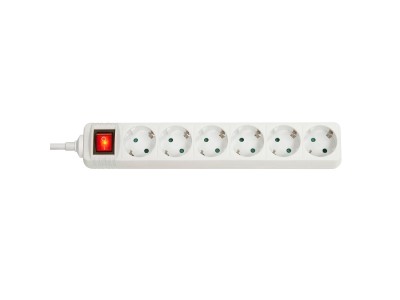 CABLE POWER EXTENSION 1.4M/6OUTL. 73103 LINDY