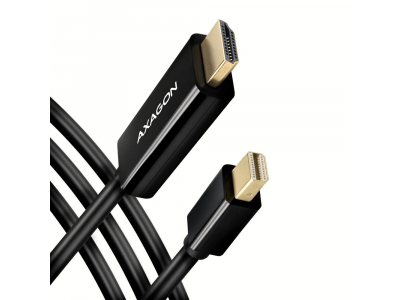 CABLE MINI DP TO HDMI 1.8M/RVDM-HI14C2 AXAGON