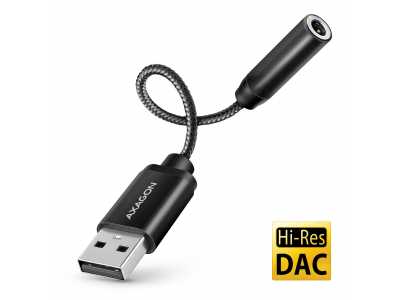 ADAPTER USB-C TO AUDIO 3.5MM/DAC 0.1M ADA-HA AXAGON