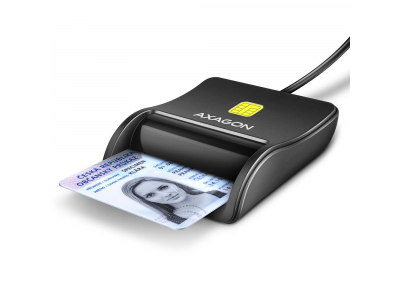CARD READER FLAT SMARTCARD/USB2.0 1.3M CRE-SM3N AXAGON