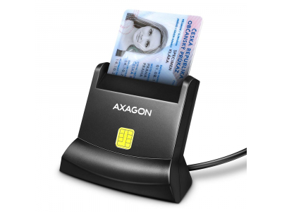 CARD READER STAND SMARTCARD/ID/USB2.0 1.3M CRE-SM4N AXAGON