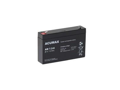 BATTERY 6V 7.2AH/AM7.2-6 ACUMAX EMU