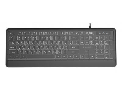 KEYBOARD MULTIMEDIA USB CYRILL/BLACK KB-UML-04-CYRL GEMBIRD