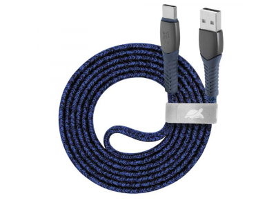 CABLE USB-C TO USB2.0 1.2M/BLUE PS6102 BL12 RIVACASE