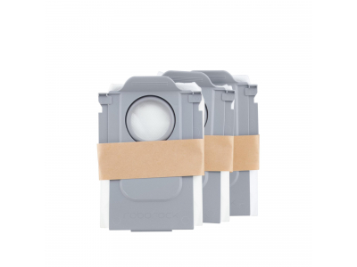 Vacuum Cleaner Accessory|ROBOROCK|Disposable Dust Bag 3pcs|White|For Qrevo/Qrevo MaxV/S8 MaxV Ultra/S8 Max Ultra/Qrevo S/Qrevo Pro/Qrevo Master/Qrevo Curv|8.02.0238