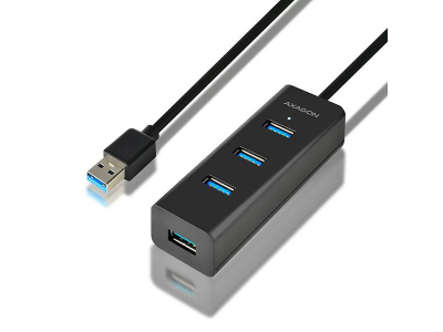 I/O HUB USB3.0 4PORT CHARGING/1.2M HUE-S2BL AXAGON