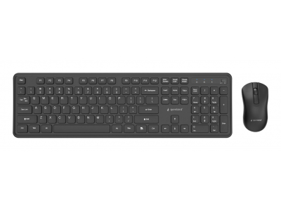 KEYBOARD +MOUSE WRL ENG/BK KBS-WPS-01 GEMBIRD