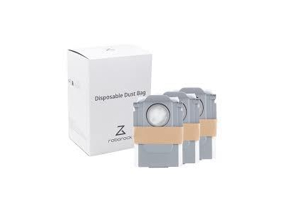 Vacuum Cleaner Accessory|ROBOROCK|Disposable Dust Bag 3-pack|White|For OC0/Q70+/Q70 Max+/OC5/Q75+/Q75 Max+/Q55+/O35/S75 MaxV Ultra/S70 Pro Ultra/S80 Pro Ultra/S85 Pro Ultra/OC0-D/S80+/Q80 Max+/OC5-D/S85+/Q85 Max+/Q55 Pro+/S70 Max Ultra/S75 Max Ultra/Q55 Max+/Q55 DuoRoller+|8.02.0215