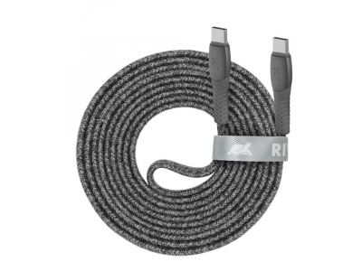 CABLE USB-C TO USB-C 2.1M/GREY PS6105 GR21 RIVACASE