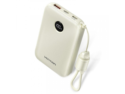 POWER BANK USB 10000MAH 22.5W/BEIGE FKAN0-C VENTION