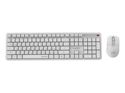 KEYBOARD +MOUSE WRL CYRILLIC/WHT KBS-WMS-01-W-CYRL GEMBIRD