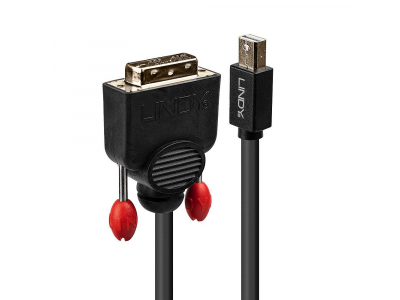 CABLE MINI DP TO DVI 3M/BLACK 41953 LINDY