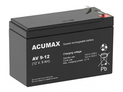 BATTERY 12V 9AH C20/AML9-12T2 EMU