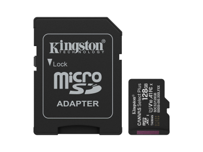 MEMORY MICRO SDXC 128GB UHS-I/W/ADAPTER SDCS3/128GB KINGSTON